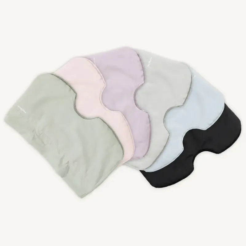 Mellow Sleep | Lights Out Weighted Eye Mask – Strapless 360° Wraparound Sleep Mask, Deep Pressure Relaxation Eye Mask for Better Sleep, Soft Comfortable Light Blocking Eye Mask for Travel, Naps & Stress Relief