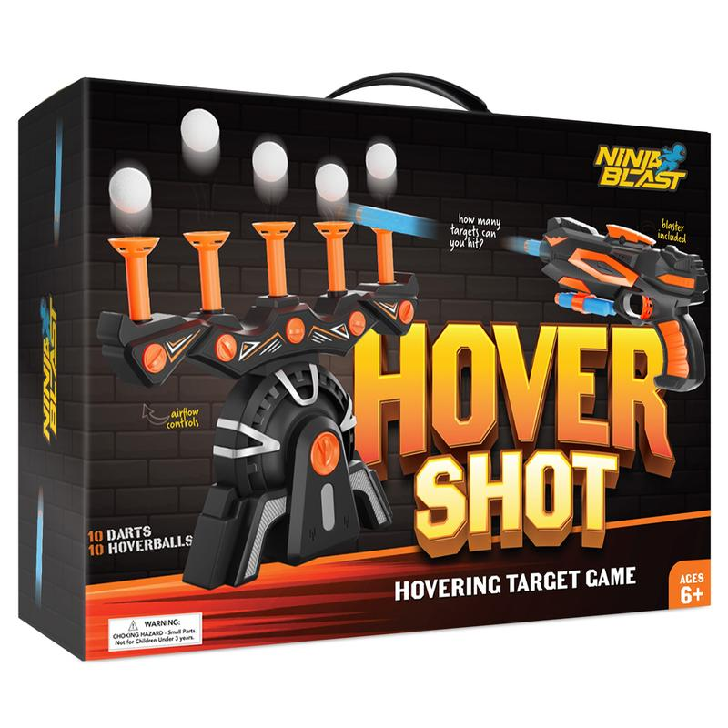 Hover Shot Shooting Toy for Kids - Ball Target Game for Nerf Guns Cool Birthday Gifts Toys for Boys Age 6+ Year Old Boy Best Teenage Gift Idea - Gun, Targets & Darts, Teenage Boy Gifts, Foam Balls